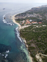 Indonesia, Bali, Aerial view of Nusa Dua beach - KNTF01362