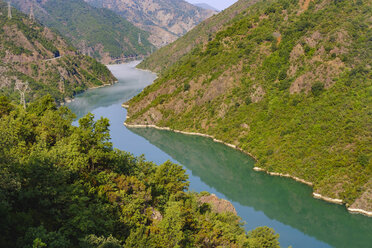 Albanien, Shokdra, Damm Liqeni i Vaut te Dejes - SIEF08032