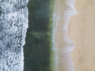 Indonesia, Bali, Aerial view of Balangan beach - KNTF01407