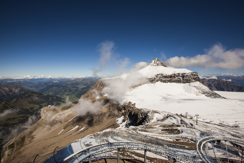 Alpengipfel in der Schweiz, lizenzfreies Stockfoto