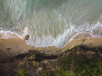 Indonesia, Bali, Aerial view of Pandawa beach - KNTF01438