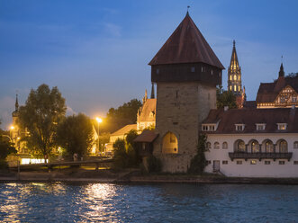 Germany, Constance, Lake, Constance, Rheintor Tower at Webersteig - LAF02098