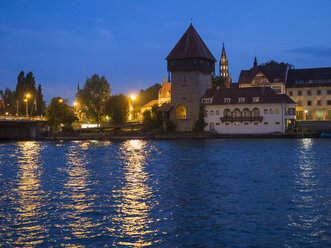 Germany, Constance, Lake, Constance, Rheintor Tower at Webersteig - LAF02099