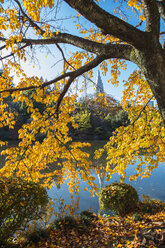 Herbstfarben im öffentlichen Garten von Shinjuku Gyo-en in Tokio, Japan - AURF04800