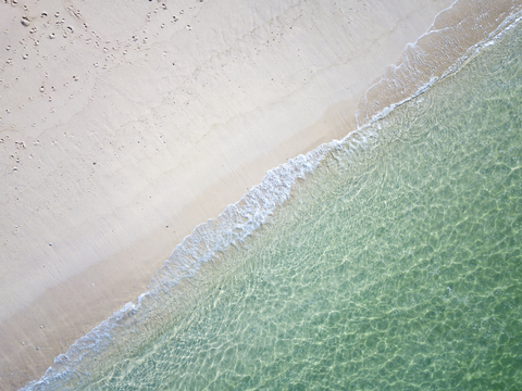 Indonesien, Bali, Luftaufnahme von Karma Beach, lizenzfreies Stockfoto