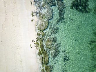 Indonesia, Bali, Aerial view of Karma beach - KNTF01609