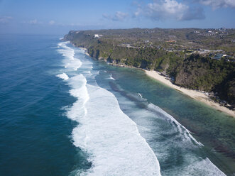 Indonesia, Bali, Aerial view of Karma beach - KNTF01614