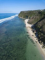 Indonesien, Bali, Luftaufnahme von Melasti Beach - KNTF01627