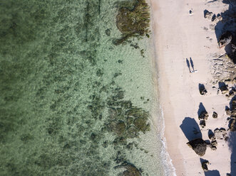 Indonesia, Bali, Aerial view of Melasti beach - KNTF01628