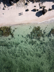 Indonesia, Bali, Aerial view of Melasti beach - KNTF01629