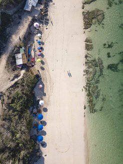 Indonesien, Bali, Luftaufnahme von Melasti Beach - KNTF01636