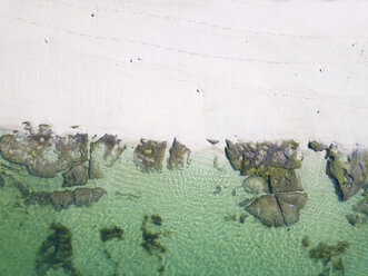 Indonesia, Bali, Aerial view of Melasti beach - KNTF01638