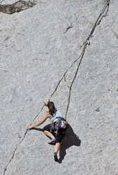 Rock Climbing in Little Cottonwood Canyon, Utah. - AURF05531