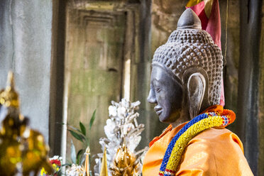 Statue of Shiva at ancient Angkor Wat temple, Siem Reap, Cambodia - AURF05581