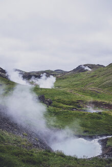 Island, Reykjadalur-Tal, Heiße Quellen - MMAF00557