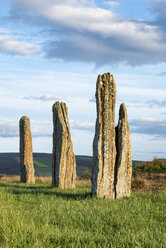 Großbritannien, Schottland, Orkney, Mainland, Ring of Brodgar, neolithischer Steinkreis - ELF01926