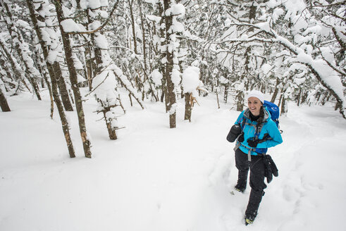 Winterwandern in den White Mountains von New Hampshire - AURF05717