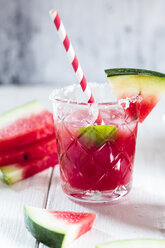 Glass of Melon Margarita with watermelon juice - SBDF03750