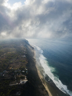 Indonesien, Bali, Luftaufnahme von Nyang Nyang Strand - KNTF01794