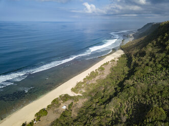 Indonesien, Bali, Luftaufnahme von Nyang Nyang Strand - KNTF01800