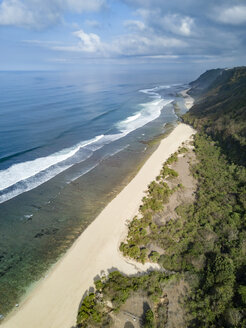 Indonesien, Bali, Luftaufnahme von Nyang Nyang Strand - KNTF01801