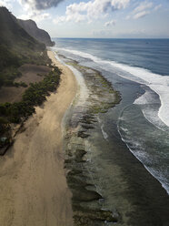 Indonesia, Bali, Aerial view of Nyang Nyang beach - KNTF01805