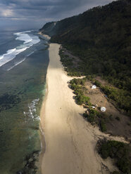 Indonesien, Bali, Luftaufnahme von Nyang Nyang Strand - KNTF01806