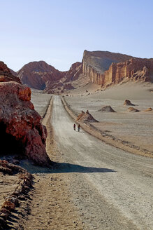 Radfahrer im Valle de la Luna, Chile - AURF05997