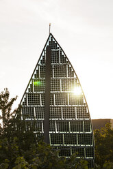 Germany, Karlsruhe, Sail shaped solar panels - WDF04836