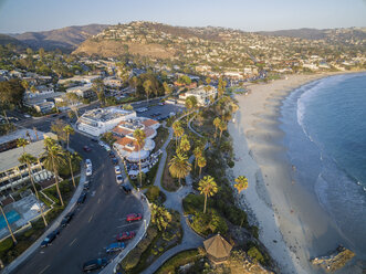 Hohe Winkel Ansicht von Newport Beach in Kalifornien, Usa - AURF06342