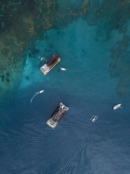 Indonesia, Bali, Aerial view of bathing platform - KNTF01865