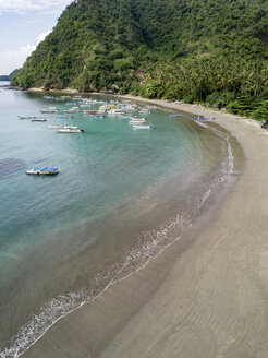 Indonesien, Bali, Luftaufnahme vom Strand - KNTF01887