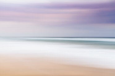 Blurred abstract landscape of beach, Sunrise Beach, Queensland, Australia - AURF06501