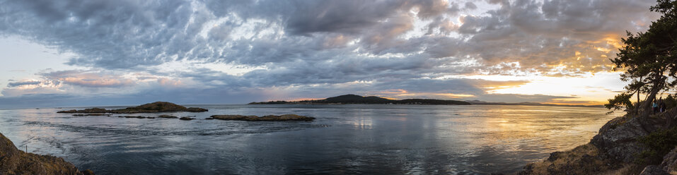 Lopez Island bei Sonnenuntergang, San Juan Islands - AURF06546