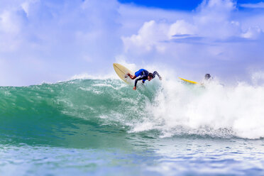 Male surfer on wave - AURF06622