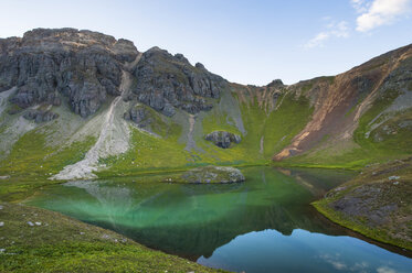 Island Lake in den San Juan Mountains, Silverton, Colorado, USA - AURF06943