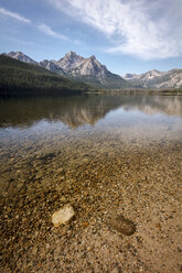 Mcgown Peak und Stanley Lake, Sawtooth Wilderness, Sawtooth National Recreation Area, Stanley, Idaho, USA - AURF07156