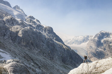 Mountaineering in Coast Mountain Range of British Columbia, Canada - AURF07191