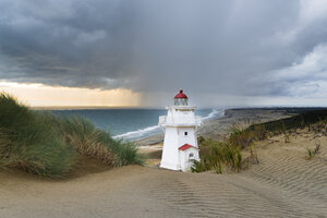 Neuseeland, Nordinsel, Kaipara Head North, Pouto Point, Leuchtturm - MKFF00425