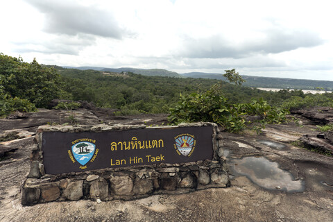 Thailand, Hochebene Lan Hin Taek, Pha Taem National Park, lizenzfreies Stockfoto