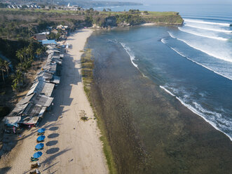 Indonesia, Bali, Aerial view of Balangan beach - KNTF02045