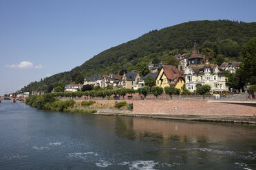Germany, Baden-Wuerttemberg, Heidelberg, Neckar river, city view - WIF03627