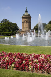 Deutschland, Baden Württemberg, Mannheim, Friedrichsplatz, Wasserturm - WIF03644