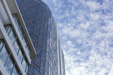 Germany, Stuttgart, facades of modern office towers - JUNF01475