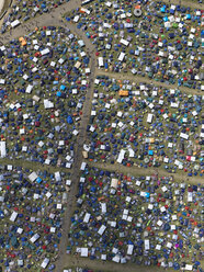 Aerial view of sunny Southside Festival, Neuhausen ob Eck, Baden-Wuerttemberg, Germany - FSIF03264