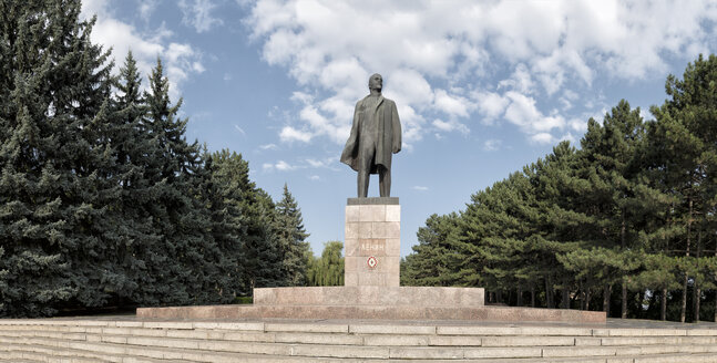 Russland, Oberes Baksan-Tal, ', Pjatigorsk, Lenin-Denkmal - ALRF01304