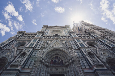 Tiefblick auf den Dom Santa Maria del Fiore, Florenz, Toskana, Italien - FSIF03398