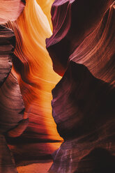 Low angle view of rock formations at Joshua Tree National Park - CAVF49353