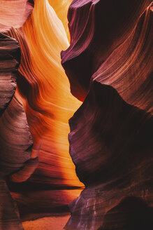 Low angle view of rock formations at Joshua Tree National Park - CAVF49353