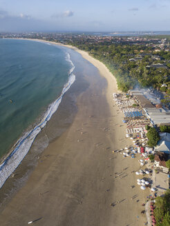 Indonesien, Bali, Luftaufnahme von Jimbaran Beach - KNTF02123